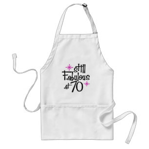 70th Birthday Standard Apron