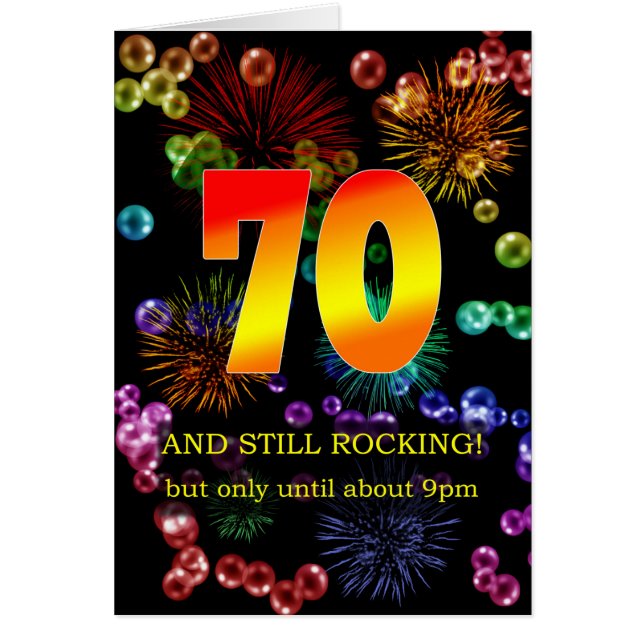 70th Birthday Still Rocking (Front)
