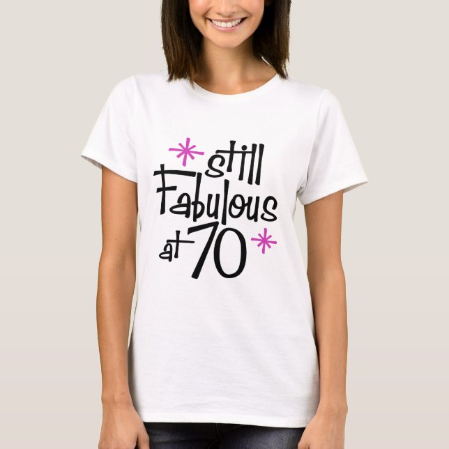 70th Birthday T-Shirt (Front)