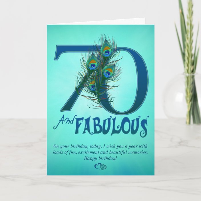 70th Birthday template Cards | Zazzle.co.uk