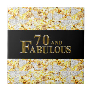 70th Birthday Tile