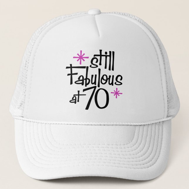 70th Birthday Trucker Hat (Front)