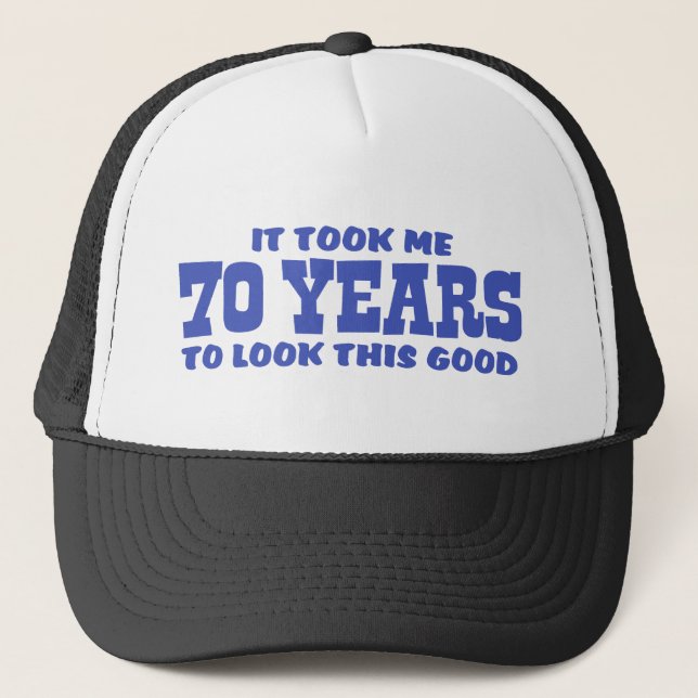 70th Birthday Trucker Hat (Front)