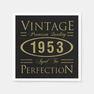70th Birthday Vintage 1953 Napkin
