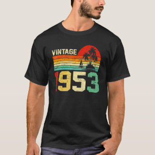 70th Birthday Vintage 1953 Retro Men Women 70 Yea T-Shirt