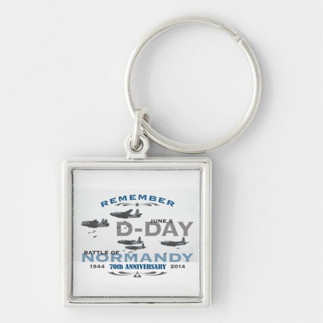 70th D-Day Air Battle of Normandy Anniversary Key Ring (Front)