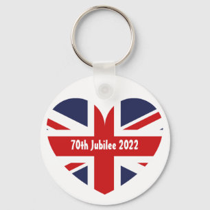70th Jubilee 2022 England Flag Key Ring