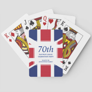 70th Platinum Jubilee UNION JACK Playing Cards