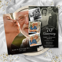 70th Wedding Anniversary 5 Photo Collage