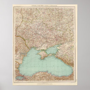 7172 Ukraine, Black Sea Poster