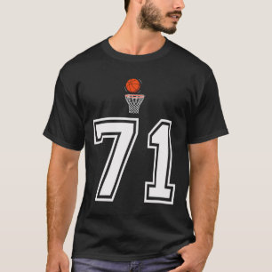71 Number Sketll Style Vintage White T-Shirt