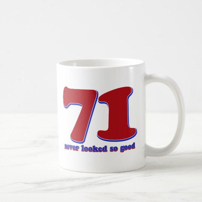 71 years coffee mug (Right)