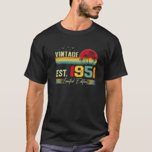 71 Years Old Awesome Vintage 1951 Retro 71St Birth T-Shirt