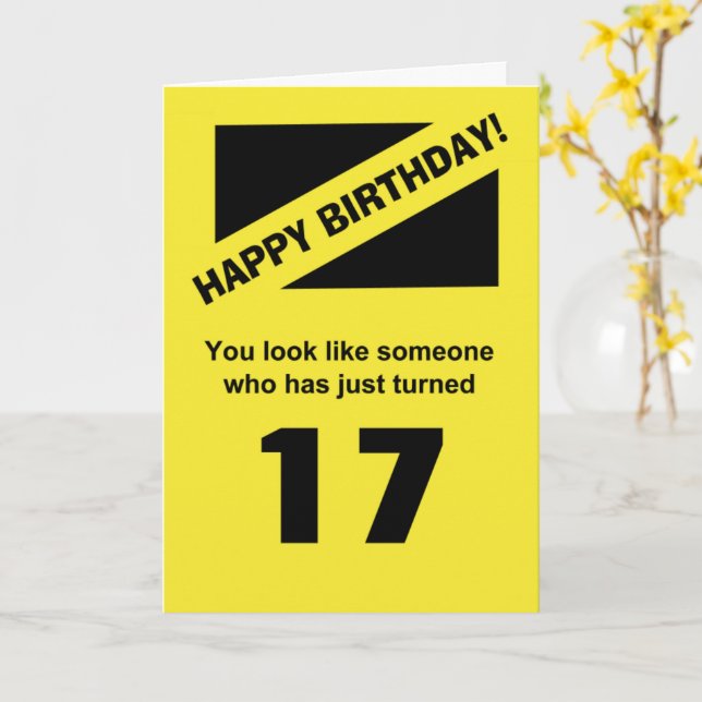 71st birthday card (Yellow Flower)
