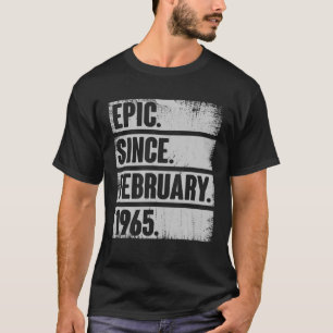 71St Birthday For 71 Year Old Epic Since February T-Shirt