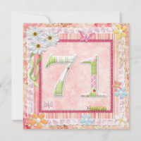 71st birthday party scrapbooking style