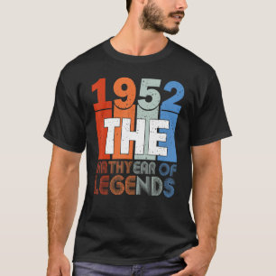 71st Birthday Shirt Born In 1952 Birthday Women Me