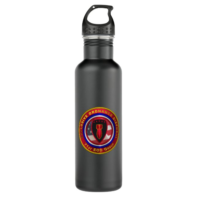 71st Explosive Ordnance Disposal Group  710 Ml Water Bottle (Front)