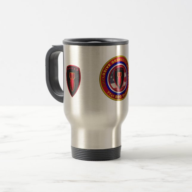 71st Explosive Ordnance Disposal Group Travel Mug (Front Left)