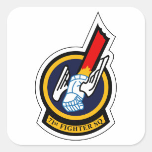 71st Fighter Squadron - Obsolete Square Sticker