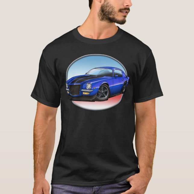 72 Blue B Camaro.png T-Shirt (Front)
