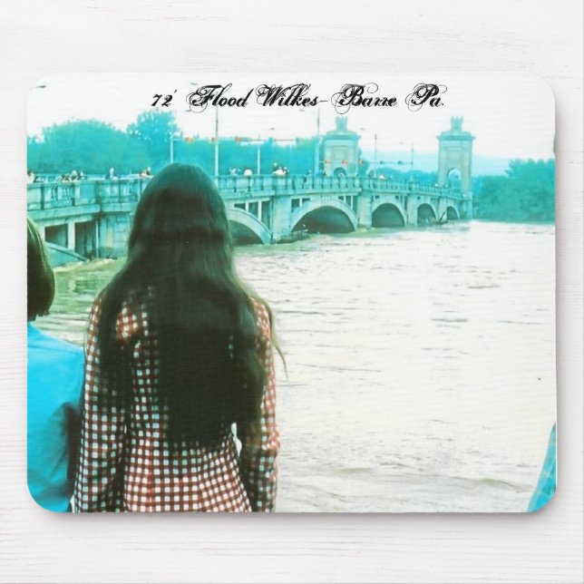 72' Flood Wilkes-Barre Pa. Mouse Mat (Front)