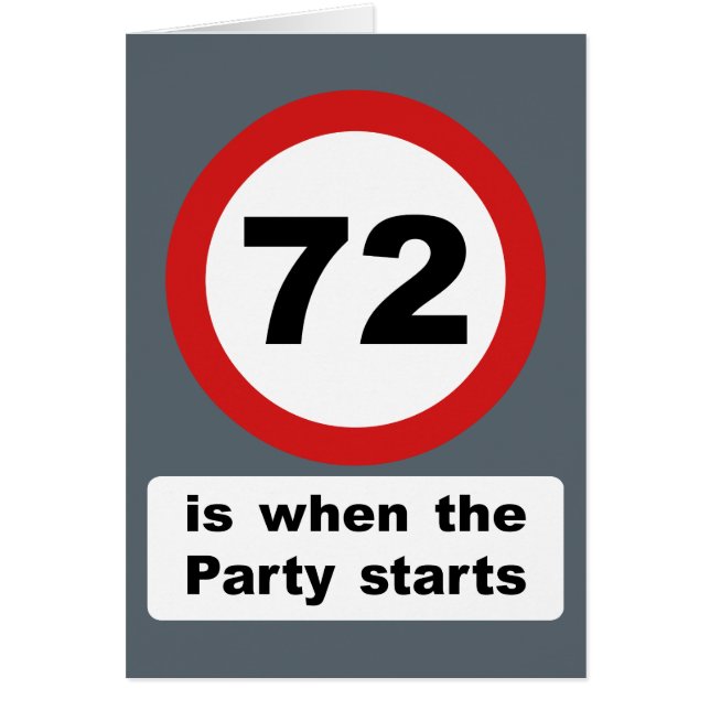 72 is when the Party Starts (Front)