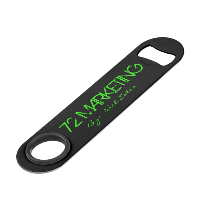 72 marketing bottle opener (Front Angled)