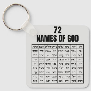 72 Names of God Key Ring