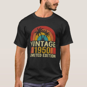 72 Year Old Pink Vintage 1950 Bday Gift 72Th Birth T-Shirt