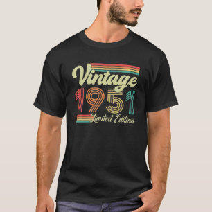 72 Years Old Vintage 1951 Born In 1951 72th T-Shirt