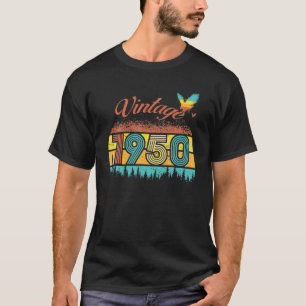 72 Years Old Vintage Retro 1950 72Th Birthday Eagl T-Shirt