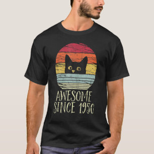 72nd Birthday  Awesome Since 1950 72 Year Old T-Shirt
