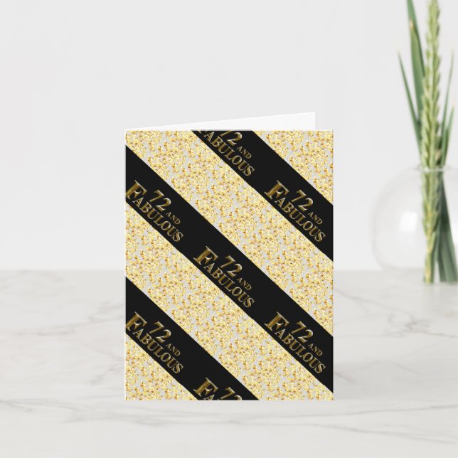 72nd  Birthday  Card (Front)