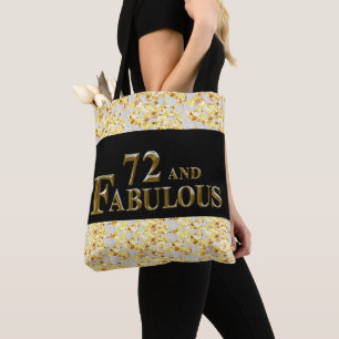 72nd Birthday Tote Bag