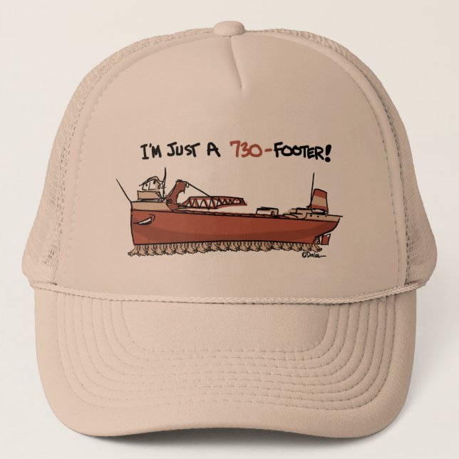 730-foot freighter trucker hat (Front)