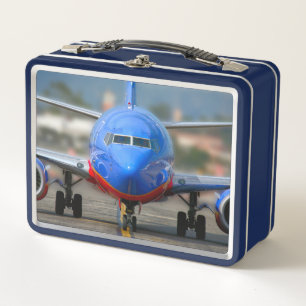 737 AIRLINER METAL LUNCH BOX
