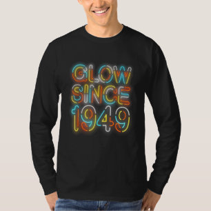 73rd Birthday Glow Since 1949 Vintage Sunglasses R T-Shirt