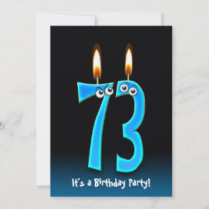 73rd Birthday Party Invite