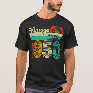 73th Birthday Vintage 1950 73 Year Old Men Women T-Shirt