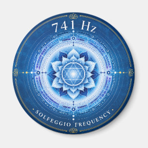 741 Hz Solfeggio Frequency Magnet