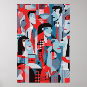743 Urban Mosaic Everyday Heroes Poster
