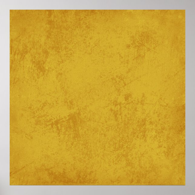 7471 MUSTARD YELLOW TEXTURE GRUNGE TEMPLATES DIGIT POSTER (Front)