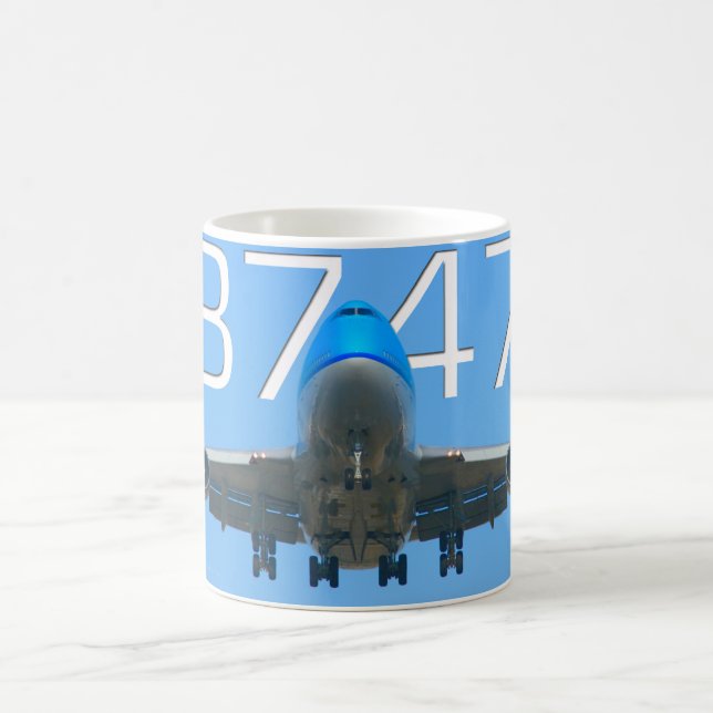 747 AIRLINER COFFEE MUG (Center)