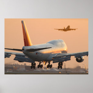 747 AIRLINER POSTER