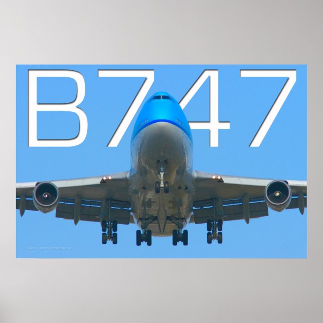 747 AIRLINER POSTER (Front)