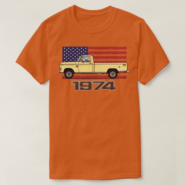 74 Light Yellow T-Shirt (Design Front)