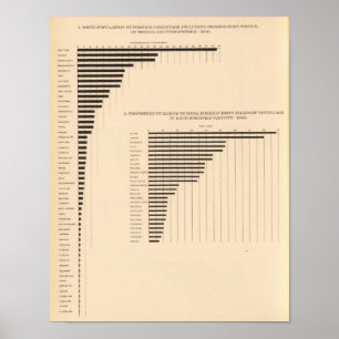 74 White population foreign parentage by states Poster