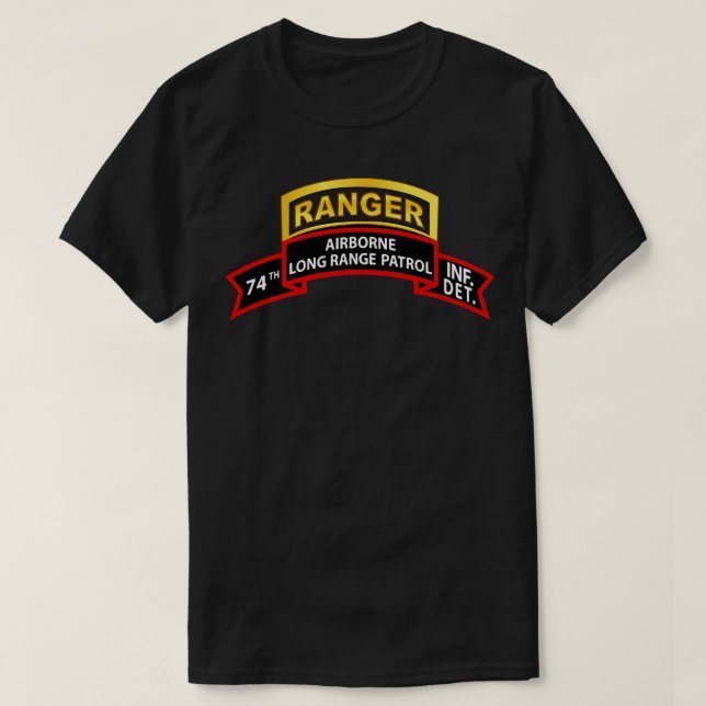 74th Infantry Long Range Patrol LRP X T-Shirt (Design Front)