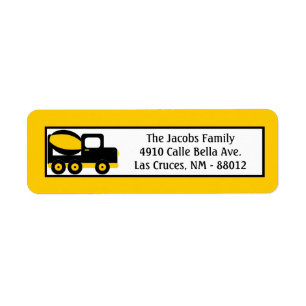 .75"x2.25" Construction Address Label